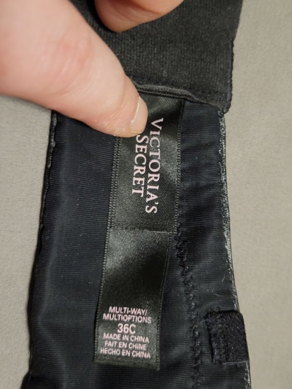 Victoria's Secret Gray-Marled Strapless Bra - Picture 10 of 12